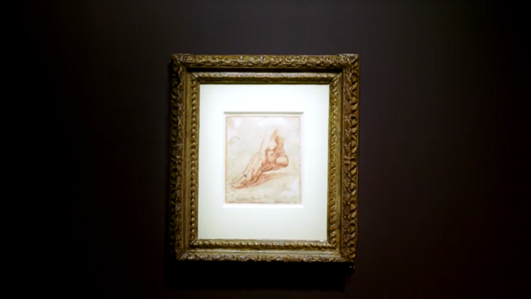 Bản phác thảo hiếm hoi của danh họa Michelangelo