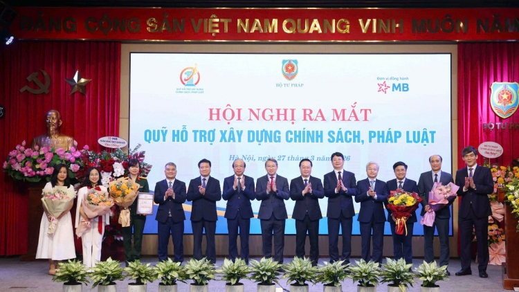 Bộ Tư pháp tổ chức Hội nghị ra mắt Quỹ hỗ trợ xây dựng chính sách, pháp luật