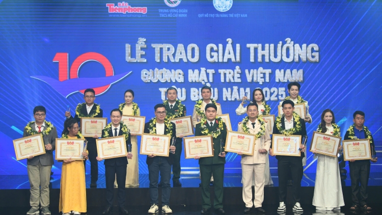 Lễ trao Giải thưởng Gương mặt trẻ Việt Nam tiêu biểu năm 2025