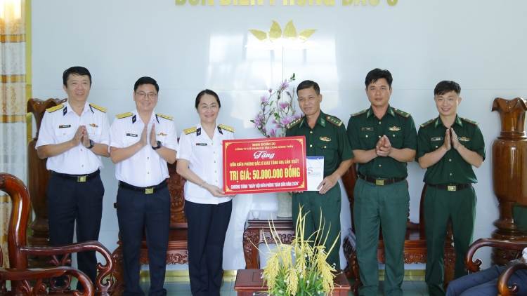 ICD Tân Cảng Sóng Thần lan tỏa nghĩa tình nơi tuyến đầu biên giới