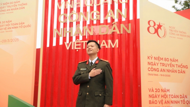 Đại úy Nguyễn Huy Hoàng: Gắn công tác Đoàn với nhiệm vụ vì nhân dân phục vụ