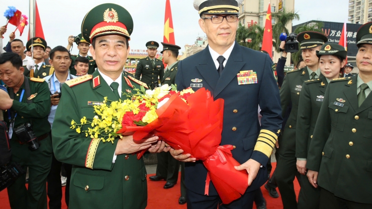 Đón bộ trưởng Bộ Quốc phòng Trung Quốc trong không khí thắm tình hữu nghị