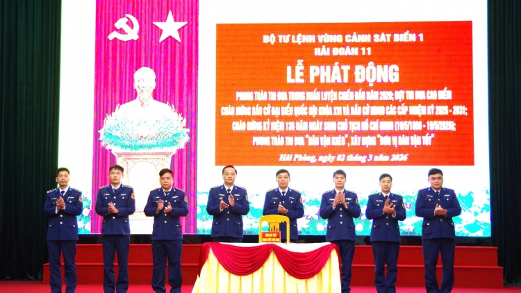 Hải đoàn 11 ra quân huấn luyện 2026, quyết tâm dẫn đầu phong trào thi đua
