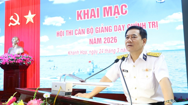 Vùng 4 Hải quân nâng cao chất lượng giáo dục chính trị qua hội thi cán bộ giảng dạy năm 2026