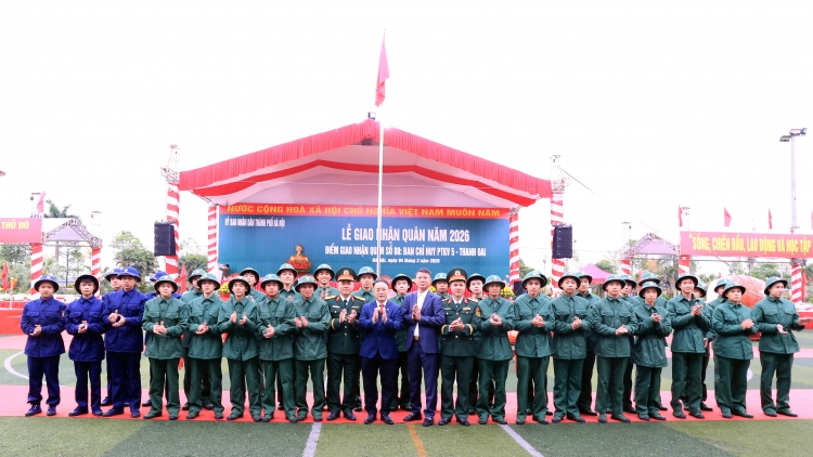 Tự hào khoác màu áo cảnh sát biển trong ngày hội tòng quân Thủ đô