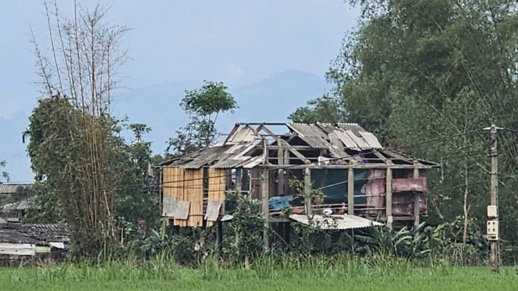 Dông lốc làm hơn 4.000 ngôi nhà ở Lào Cai hư hỏng