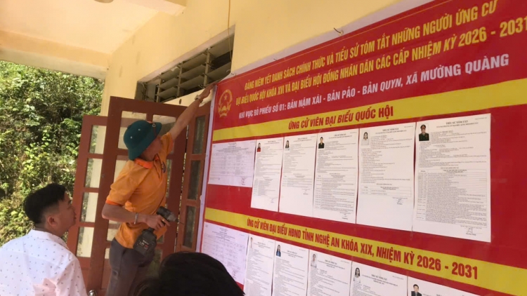 Nghệ An: 55 khu vực đặc biệt khó khăn sẽ bỏ phiếu sớm