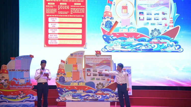 Dấu ấn tuổi trẻ Hải đoàn 11 Cảnh sát biển qua Hội thi báo tường