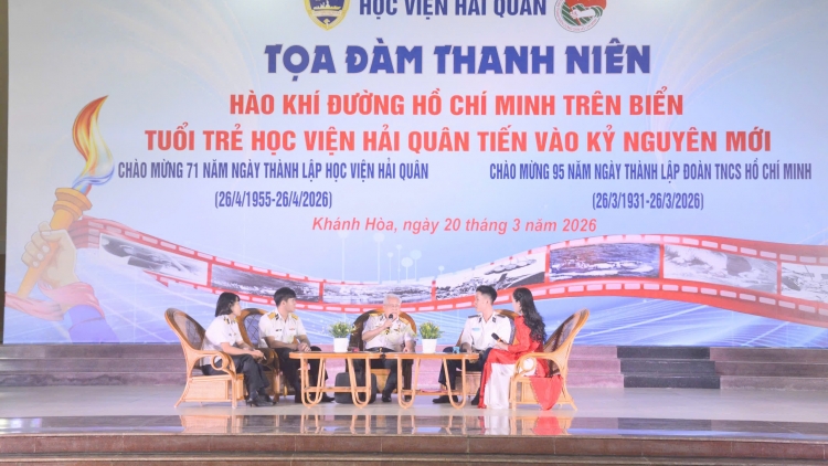 Tuổi trẻ Học viện Hải quân tiếp lửa truyền thống từ hào khí Đường Hồ Chí Minh trên biển