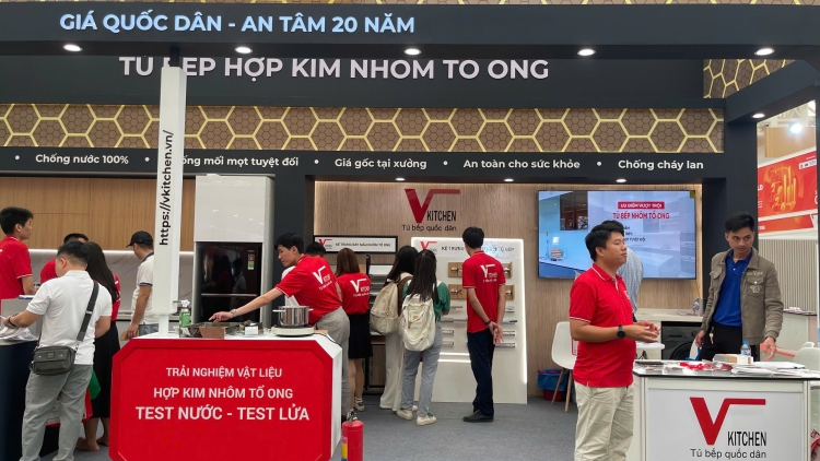 Tủ bếp nhôm tổ ong VKitchen: Xu hướng mới cho không gian bếp bền vững tại Việt Nam