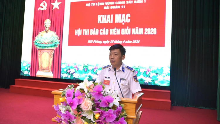 Hội thi Báo cáo viên giỏi góp phần nâng cao hiệu quả công tác giáo dục chính trị tại Hải đoàn 11
