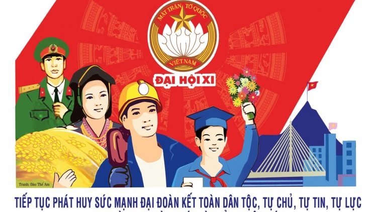1.300 đại biểu dự Đại hội toàn quốc Mặt trận Tổ quốc Việt Nam lần thứ XI