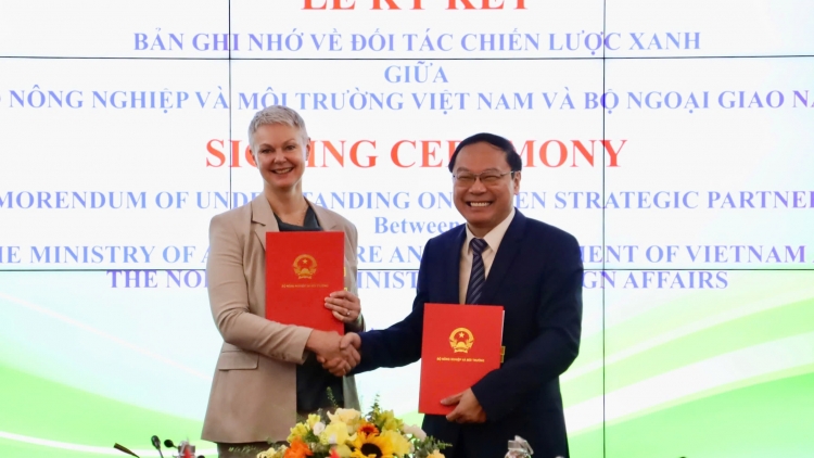 Việt Nam và Na Uy ký kết Bản ghi nhớ về Đối tác Chiến lược Xanh