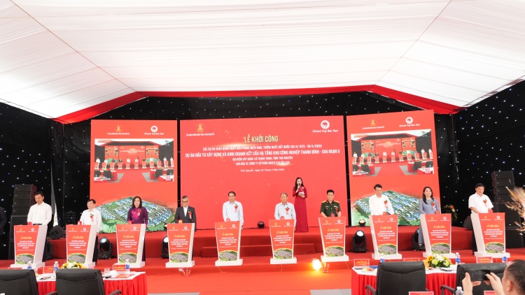 Thái Nguyên đồng loạt khởi công 10 dự án tổng vốn hơn 8.200 tỉ đồng