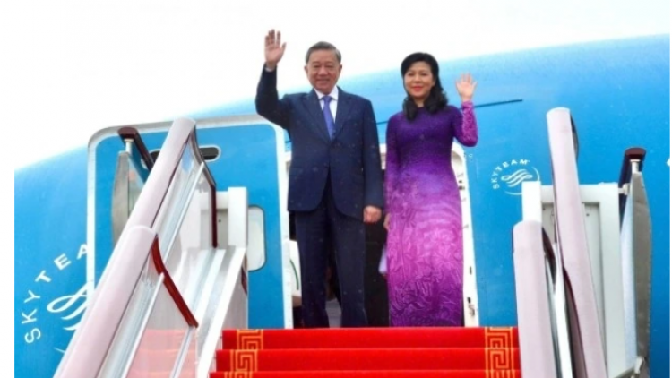 Tổng Bí thư, Chủ tịch nước Tô Lâm lên đường thăm cấp Nhà nước Cộng hòa nhân dân Trung Hoa