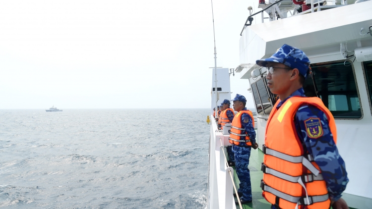Kết thúc tốt đẹp chuyến tuần tra liên hợp giữa Cảnh sát biển hai nước Việt Nam và Trung Quốc        