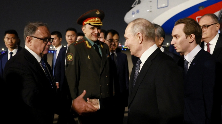 Tổng thống Putin bắt đầu chuyến thăm Trung Quốc