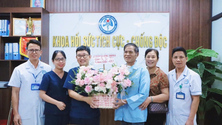 Bệnh viện Phổi Nghệ An: Hai lần giành giật sự sống người đàn ông thoát “cửa tử”