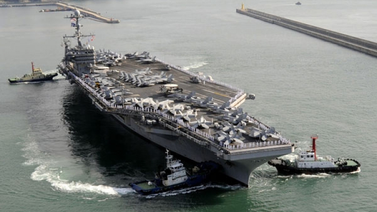 Tầu sân bay hạt nhân USS George Washington của Mỹ quay lại Nhật Bản