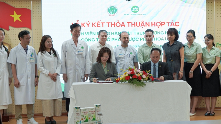 Ngọc Châu ký kết thỏa thuận hợp tác cùng Bệnh Viện Răng hàm mặt Trung ương Hà Nội