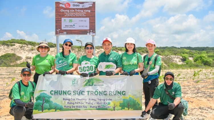 Dược phẩm Hoa Linh trồng 5.000 cây xanh, chung tay kiến tạo tương lai bền vững
