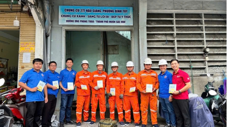 Tuổi trẻ Điện lực TP.HCM hưởng ứng Chiến dịch Kỳ nghỉ Hồng năm 2026