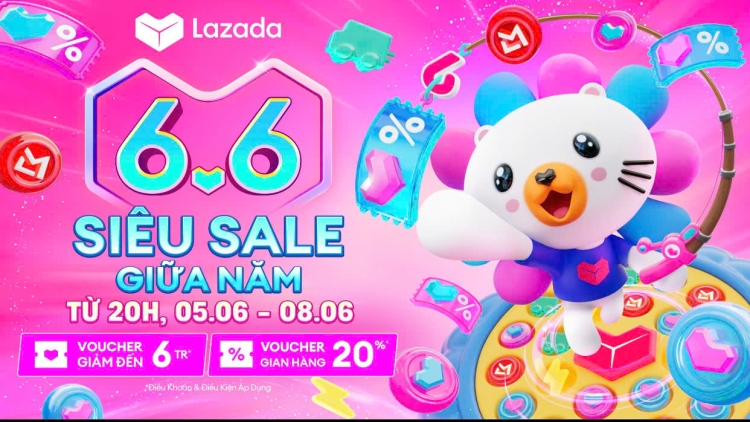 Lazada khởi động "siêu sale 6.6"