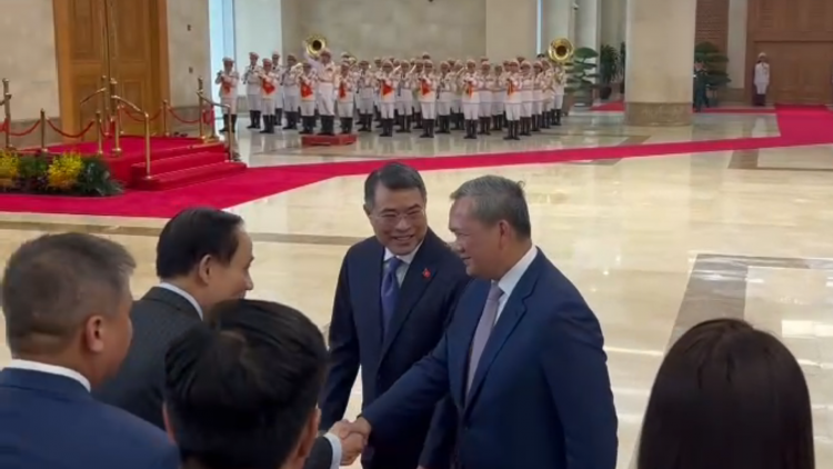 Thủ tướng Lê Minh Hưng chủ trì Lễ đón Thủ tướng Vương quốc Campuchia Hun Manet