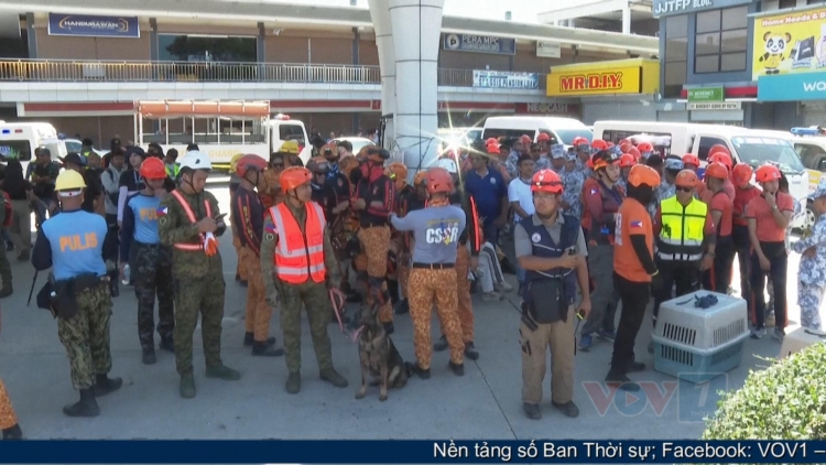 Ít nhất 37 người thiệt mạng, 20.000 người phải sơ tán do trận động đất ở Philippines