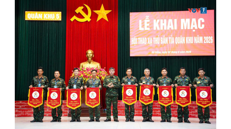 80 quân nhân tranh tài Hội thao Xạ thủ bắn tỉa Quân khu 5 năm 2026
