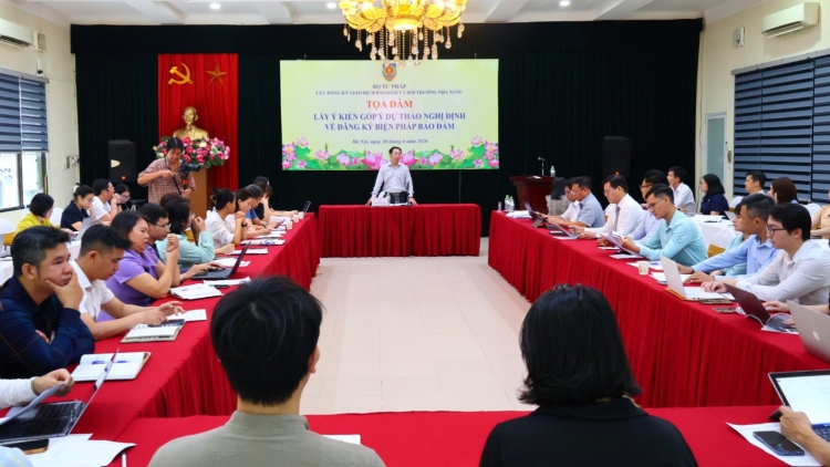 Tọa đàm lấy ý kiến góp ý dự thảo Nghị định về đăng ký biện pháp bảo đảm