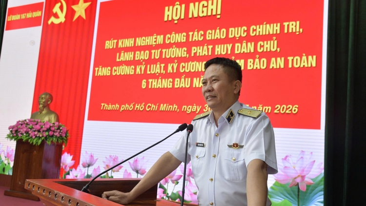 Lữ đoàn 167 làm trước hội nghị rút kinh nghiệm công tác chính trị toàn Vùng 2 Hải quân