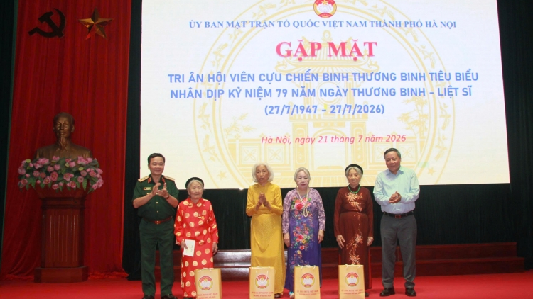 Hà Nội gặp mặt tri ân cựu chiến binh, thương binh tiêu biểu, hội viên có hoàn cảnh đặc biệt khó khăn