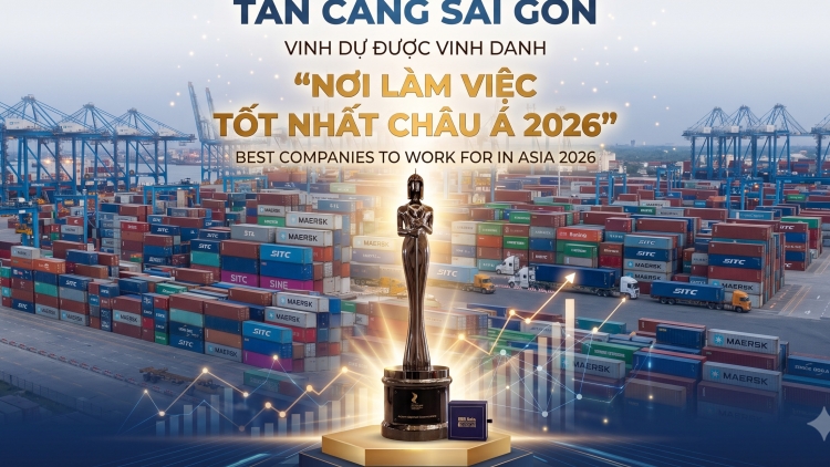 Tân Cảng Sài Gòn được vinh danh “Nơi làm việc tốt nhất Châu Á 2026”