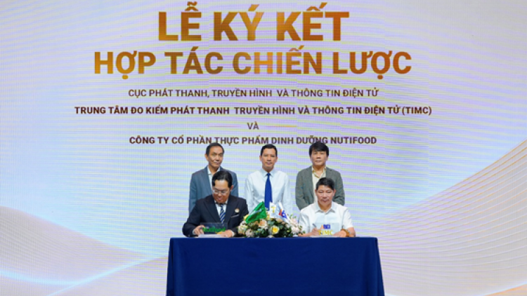Nutifood hợp tác với Cục PTTH và Thông tin điện tử để phát triển nguồn nhân lực số