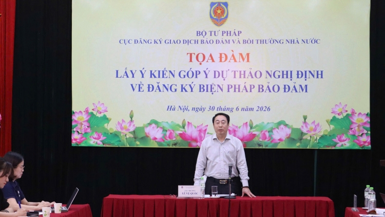 Đăng ký biện pháp bảo đảm: bảo đảm an toàn thị trường tín dụng, phục vụ tăng trưởng 2 con số.