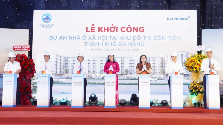 Đà Nẵng khởi công dự án nhà ở xã hội 700 tỷ đồng, giải quyết chỗ ở gần 2.200 người tại Cồn Tiến