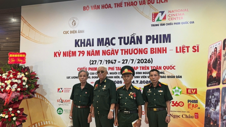 Khai mạc Tuần phim kỷ niệm 79 năm Ngày Thương binh - Liệt sĩ