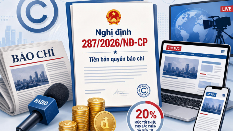 Chính phủ ban hành Quy định mới về tiền bản quyền trong lĩnh vực báo chí