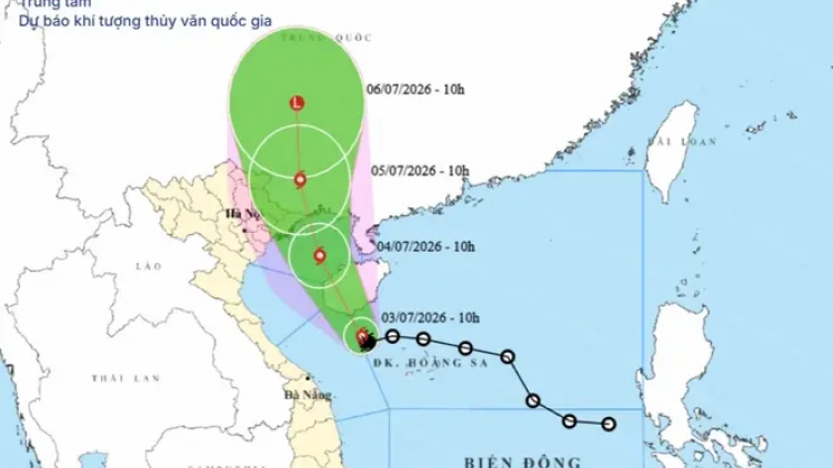 Thời sự 21h30 3/7/2026: Bộ Nông nghiệp và Môi trường đưa ra 2 kịch bản về hướng đi của cơn bão số 1