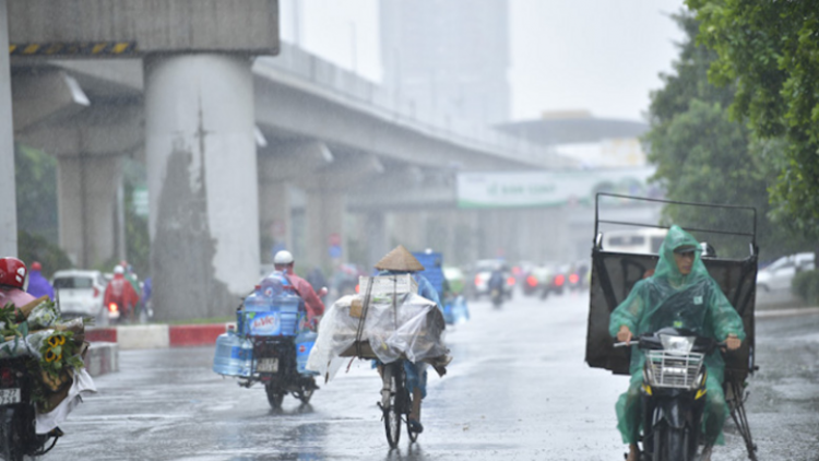 Dự báo thời tiết ngày 6/7/2026: Mưa dông ở Hà Nội và Bắc Bộ