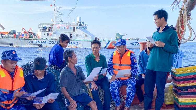 Chuyển biến tích cực sau cao điểm chống khai thác IUU trên biển của lực lượng Cảnh sát biển Việt Nam