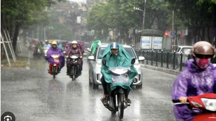 Dự báo thời tiết 1/8/2026: Mưa dông tiếp tục duy trì tại Bắc Bộ