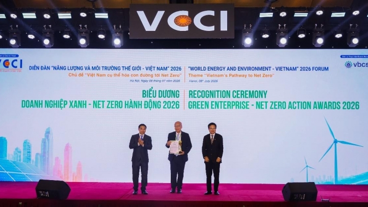 Tập đoàn TH nhận danh hiệu "Doanh nghiệp xanh – Net Zero hành động"