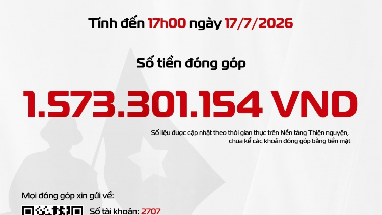 Hơn 1,57 tỷ đồng ủng hộ Chương trình “Gọi tên những vì sao đất nước”