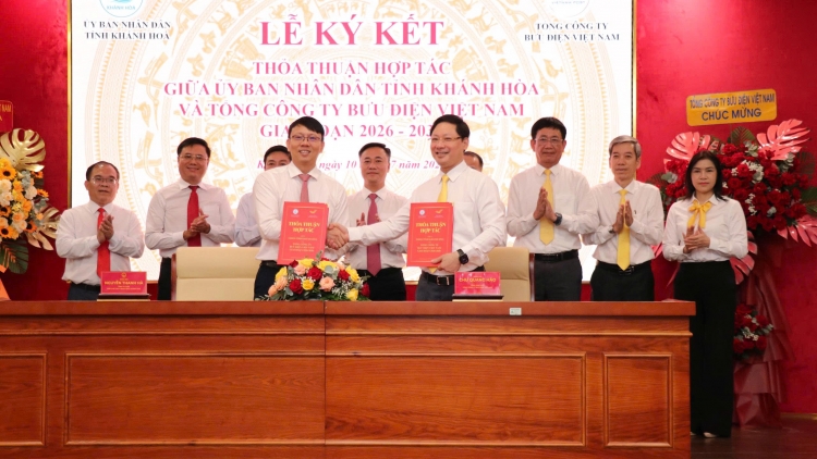 Tỉnh Khánh Hòa và Bưu điện Việt Nam hợp tác thúc đẩy chuyển đổi số, phát triển kinh tế-xã hội