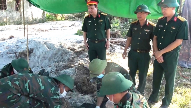 Phát hiện thêm một hài cốt liệt sĩ tại khu vực từng quy tập 83 liệt sĩ ở Huế