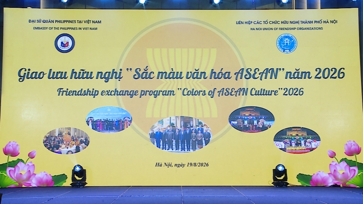 Giao lưu hữu nghị “Sắc màu văn hóa ASEAN năm 2026” tại Hà Nội