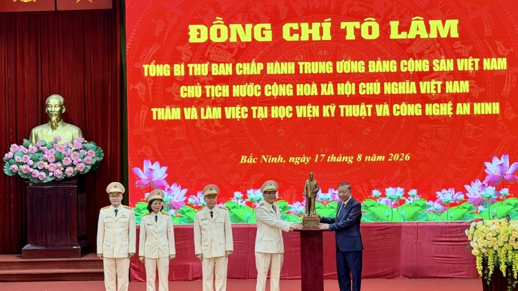 Thời sự 21h30 17/8/2026:Tổng Bí thư,Chủ tịch nước Tô Lâm thăm Học viện Kỹ thuật và Công nghệ an ninh