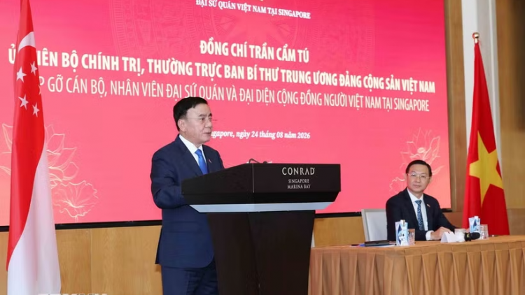 Thời sự 21h30 24/8/2026: Thường trực Ban Bí thư gặp gỡ cộng đồng người Việt Nam tại Singapore